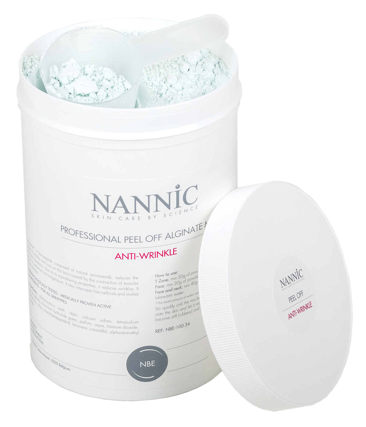 Alginate Mask Hydrating Anti-Wrinkle - Nannic